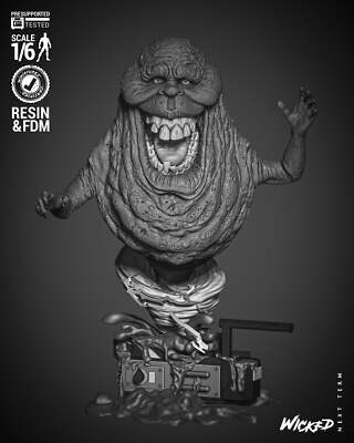 Slimer (Ghostbusters) - 3D gedruckt 6 und 12 Scale - Fan Art (Wick3d)