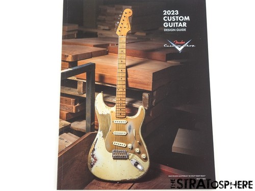 Fender 2023 Custom Shop Guitar Design Guide CATALOG Strat Tele Bass