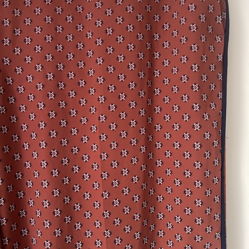 SIZE 12 - Terracotta M&S Autograph - Patterned Flowy Tailored Trousers Holiday - Picture 3 of 10
