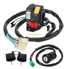 Handlebar & Key Switch for Honda TRX400X 400X TRX400EX 400EX Sportrax 2008-2014