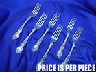 WALLACE LA REINE STERLING SILVER PLACE FORK - VERY GOOD CONDITION