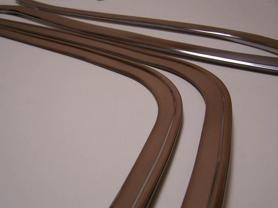 Fits Mopar 68 69 70 Coronet RoadRunner GTX Rear Window Trim Molding with Clips - Image 2 of 4