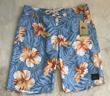 NWT Quiksilver Mens 30 Everyday Classic Floral 20  Board Shorts Swim Trunks