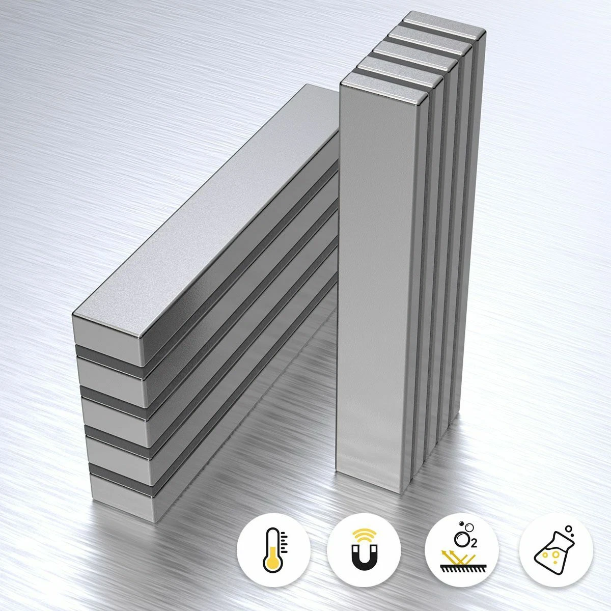 5/10/50pcs N35 Super Strong Block Square Rare Earth Neodymium Magnets