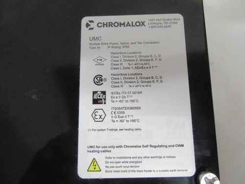 Chromalox UMC Type 4X Power Connection Box for Heating Cable 562581016 - Picture 5 of 5