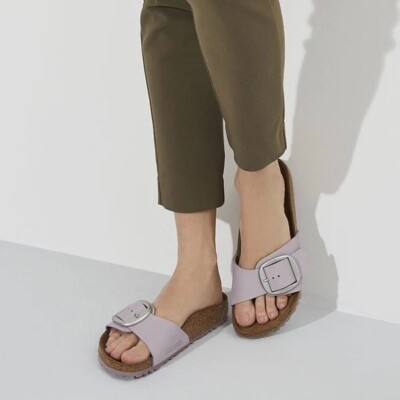 【新品未使用】 BIRKENSTOCK Madrid Big Buckle 37 Madrid Big Buckle Natural Leather Patent High Shine Black