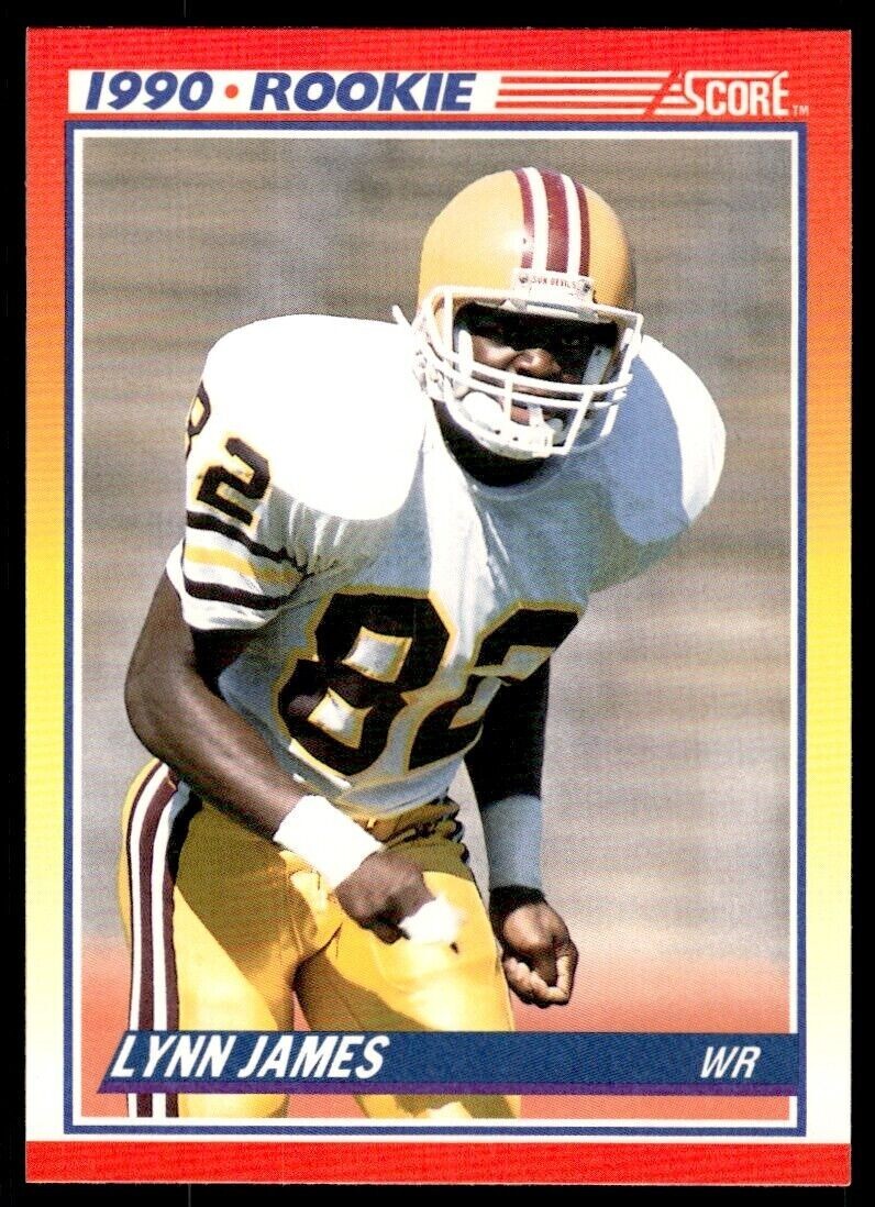 1990 SCORE NFL FOOTBALL ROOKIE Card #291 - LYNN JAMES, Arizona