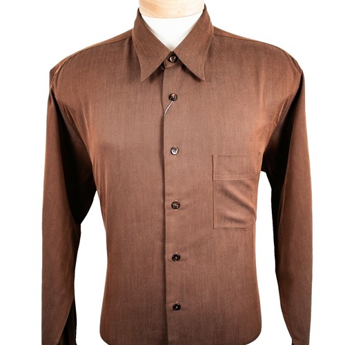 Cultura international fitted Men Dress Shirt Size xl Dark Brown Cotton/Polyester | eBay Cultura international fitted Men Dress Shirt Size xl Dark Brown Cotton/Polyester | eBay