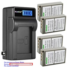 Kastar Battery LCD Wall Charger for Olympus BLS-5 Olympus E-PL3 EPL3 Camera