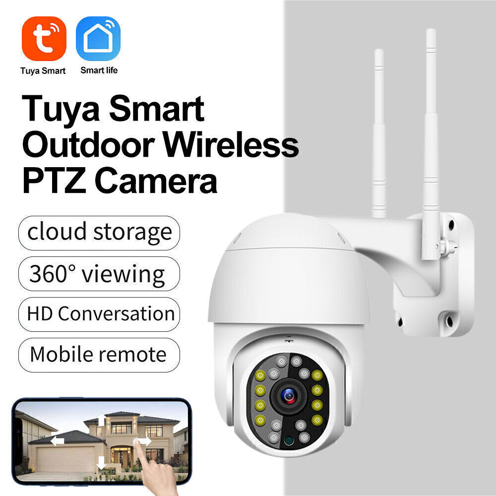 1080P HD WIFI IP Wireless Camera Outdoor CCTV HD PTZ IR Cam Home Smart Security