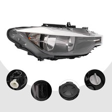 Right Passenger Side Halogen Headlight For 2012-2015 Bmw 320i 328i Sedan Wagon