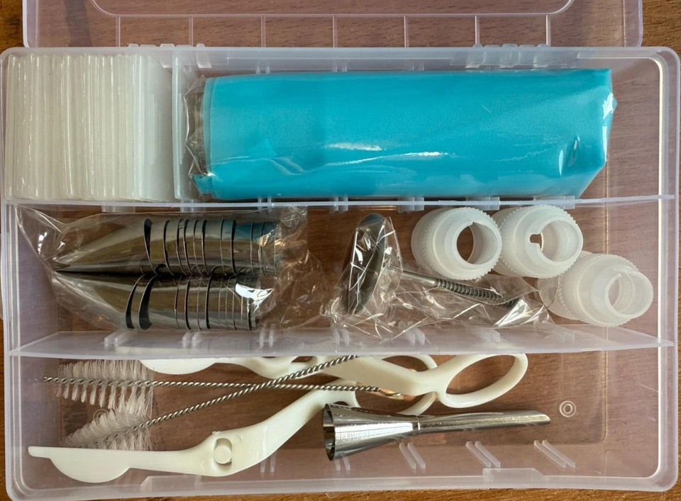 Cake Decorating Kit - Piping Bags, Nozzles, Brushes, and Accessories Full set - Image 2 of 4