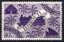 1943 Cote des Somalis -  Y & T N° 238 Neuf ** SANS CHARNIERE