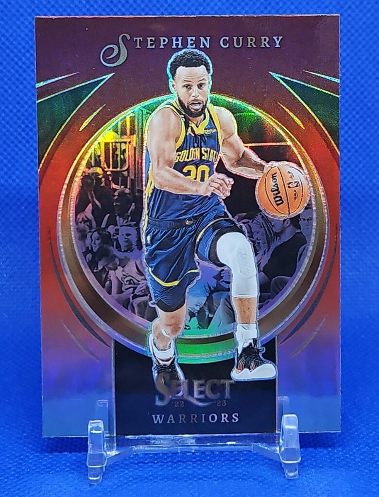 2022-23 PANINI SELECT CERTIFIED RED PRIZM / STEPHEN CURRY # 7 / WARRIORS