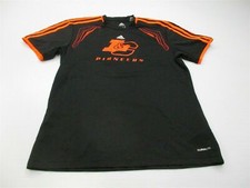 ADIDAS Women's Size M Athletic CLIMALITE Loose Fit Black Sport T-shirt T4925