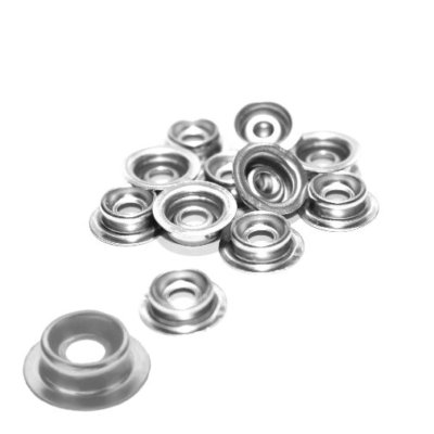 10 x Unterteil V4A für Druckknöpfe Sockel Edelstahl Persenning Plane Knopf DOT