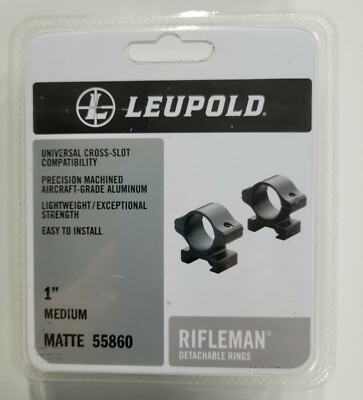 55860 LEUPOLD RIFLEMAN DETACHABLE MEDIUM RINGS 1