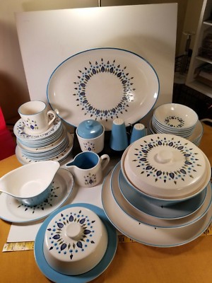 Marcrest Swiss Chalet Alpine Dinnerware; Platters, Bowls, Serving