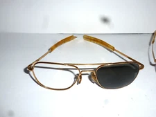 Vintage Command USA 23K Gold Pilot Aviator Sunglasses Parts/Repair/Restore