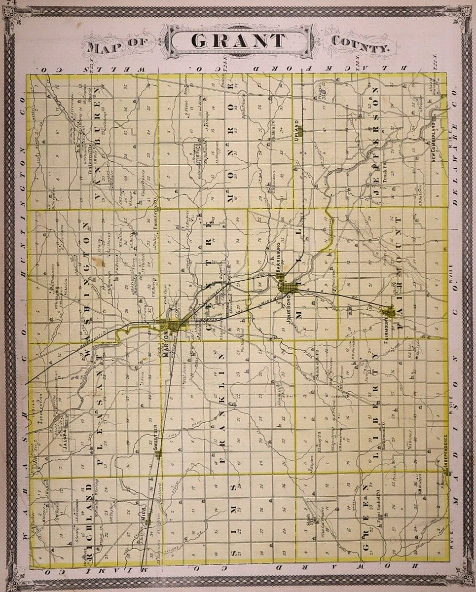 Marion County Indiana Plat Maps