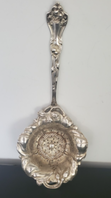 【リード＆バートン】純銀 ティーストレーナー「Les Cinq Fleurs」 Les Cinq Fleurs by Reed & Barton Sterling Silver Tea Strainer 7