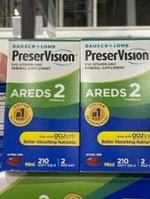 PreserVision AREDS 2 Formula, 210 Soft Gels.  2  PACK  TOTAL 420 SOFTGELS