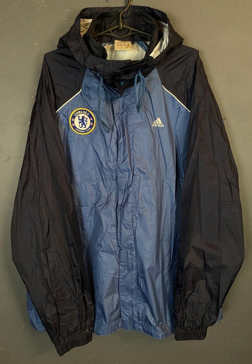 MEN'S FC CHELSEA 2006/2007 RAINCOAT RAIN JACKET SOCCER FOOTBALL