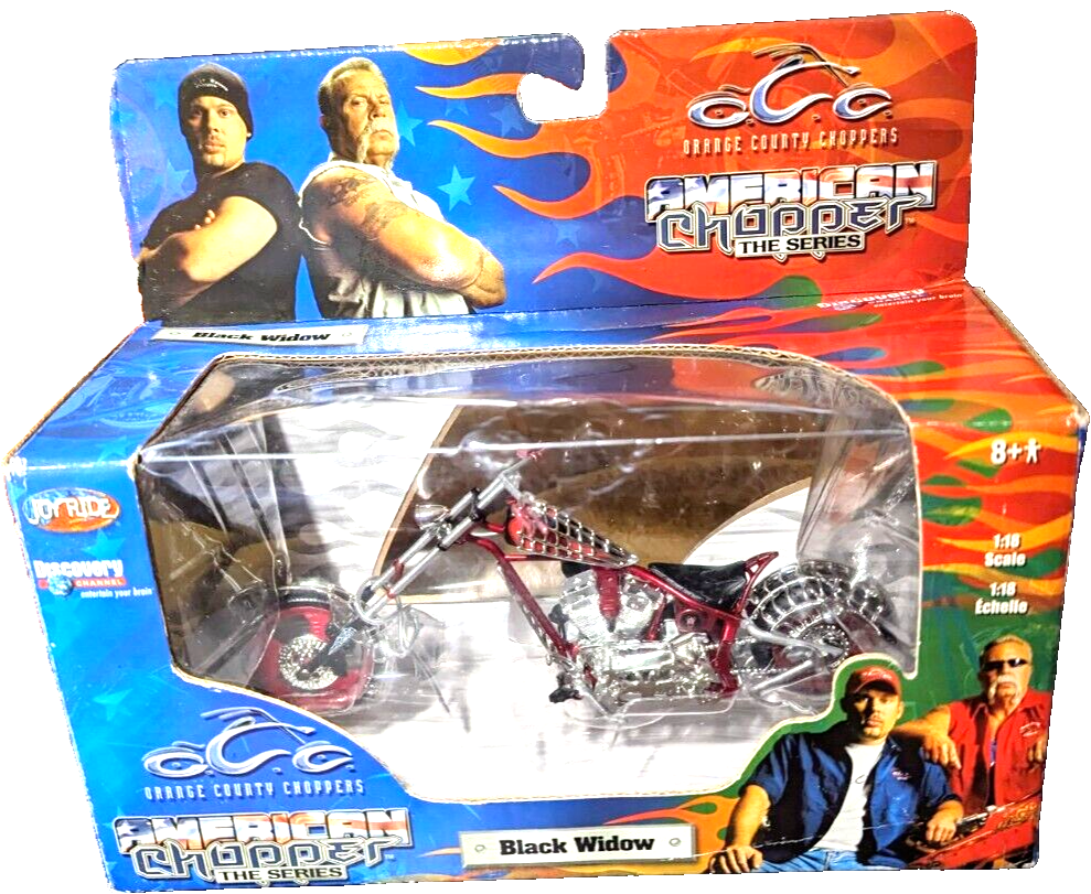 Orange County Choppers American Chopper 1:18 Scale Black Widow