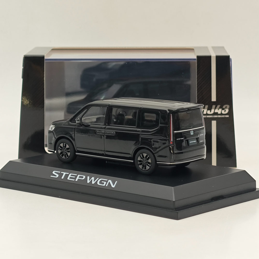 ミニカー Hobby Japan 1/43 Honda STEP WGN SPADA 1/43 Hobby Japan STEP WGN e:HEV SPADA Crystal Black(P) HJ432004BK