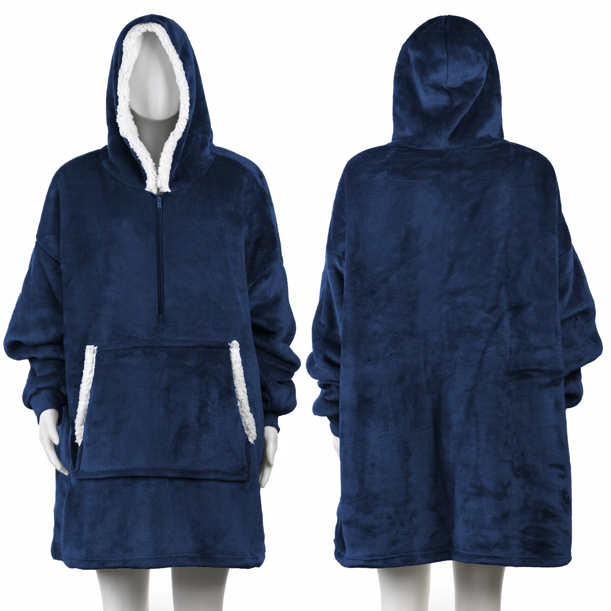 Oversized Blanket Hoodie Long Blanket Hoodie for All Adults Men