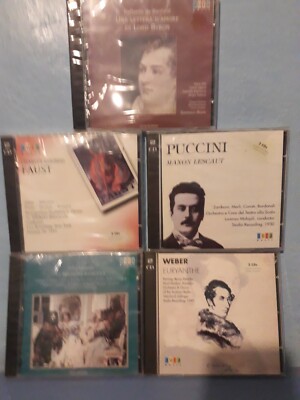 DE BANFIELD, GOUNOD, PUCCINI, WEBER, LATTUADA: Label Aura VEDI DESCRIZIONE 
