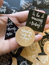 45 piece sticker set motivational planner