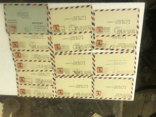 Lot of 23 Postcards and Envelopes Airmail - Imagen 5 de 7