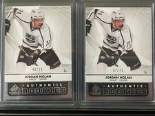 12-13 Upper Deck SP Game Used SPGU Jordan Nolan RC /71 True Rookie