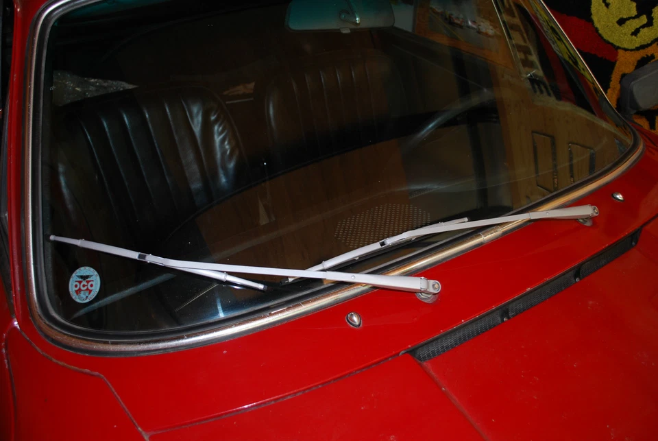 Porsche Early 911 912 1965 1966 1967 SWF limpiaparabrisas brazos y cuchillas plata Foto 3 de 4