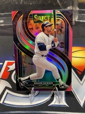 2025 Panini Select #145 Reggie Jackson Pink and Purple Prizms #/199