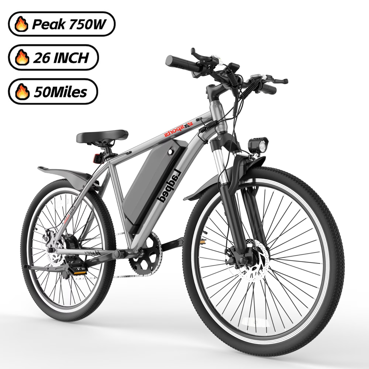 electric battery bicycle AMYET Bike EB26 Adults Electric Peak 1500W 48V 15AH E Bike 26' Fat Tire Mountain Bike 31Mph Electric Dirt Bike 48V* 15AH lithium JOYSTAR Electric Bike for Kids