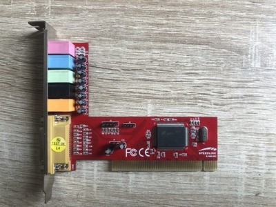 SPEEDLINK *** SL-8861-SRD-B *** PCI-e Soundkarte #GK12539