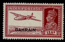 BAHRAIN GVI SG31, 12a lake, LH MINT. Cat £170.