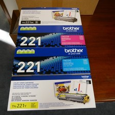 Brother TN-221 Standard Toner Cartridge Black, Magenta, Cyan  Yellow