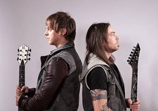 Matthew Tuck Michael Paget of Welsh heavy metal band Bullet for My- Old Photo