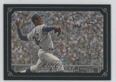 2007 UD Masterpieces Windsor Green Frame Sandy Koufax #26 HOF g5e
