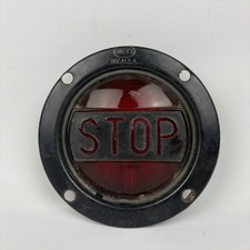 Red Glass Dietz 232 Stop Light Lens Car Old Truck Auto Motorcycle 5-516