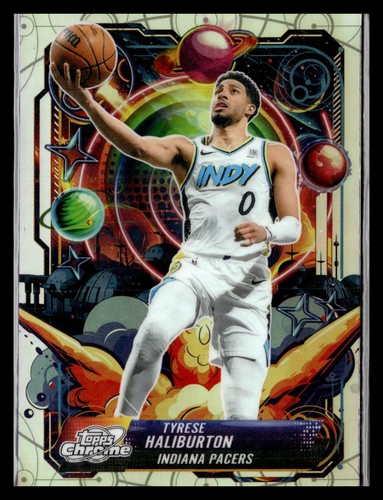 Tyrese Haliburton 2025-26 Topps Cosmic Chrome Propulsion #PRP10 Refractor A2