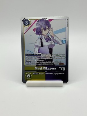 Digimon CCG, Mirei Mikagura BT22-089 Foil Rare English