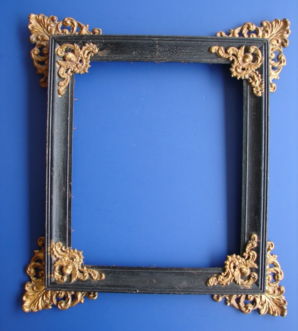VINTAGE FITS 12 X 10 FRENCH BAROQUE PICTURE FRAME ORNATE WOOD GOLD