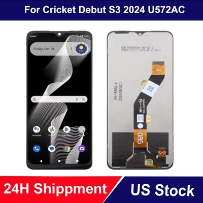 For Cricket Debut S3 2024 U572AC LCD Display Touch Screen Digitizer Assembly