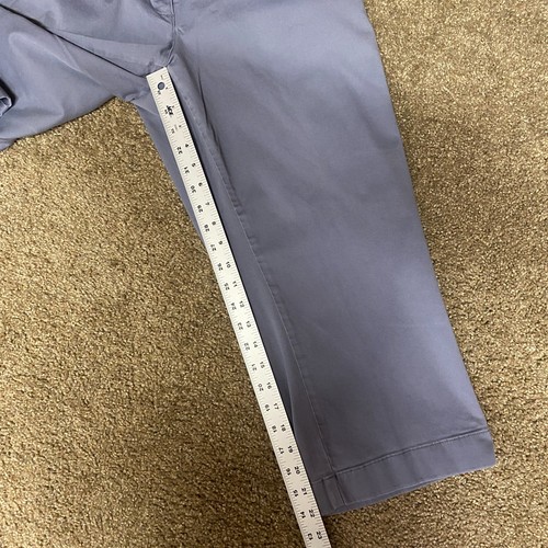 Pantalones cortos L.L.Bean Favorite Fit para mujer 10 grises azules algodón elástico tiro medio - Imagen 7 de 13