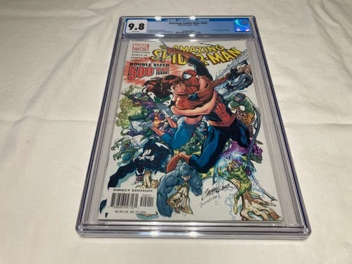Amazing Spider-Man 500 CGC 9.8 NM/M White Pages Campbell 2003