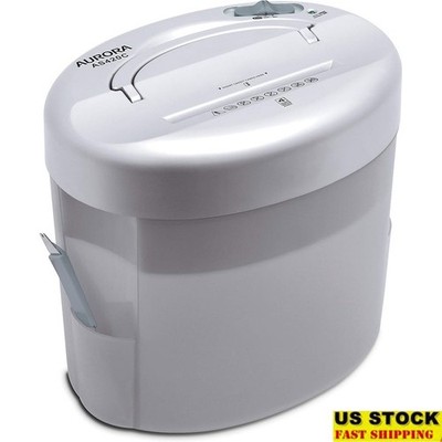 Crosscut Paper Shredder Desktop Style W/ Transparent Basket Home Office New